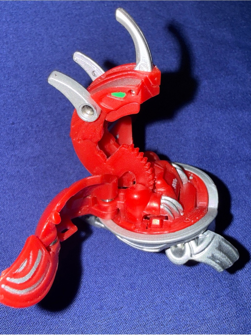 Bakugan Battle Brawlers Red Pyrus G-Change Meta Dragonoid 900G No Card